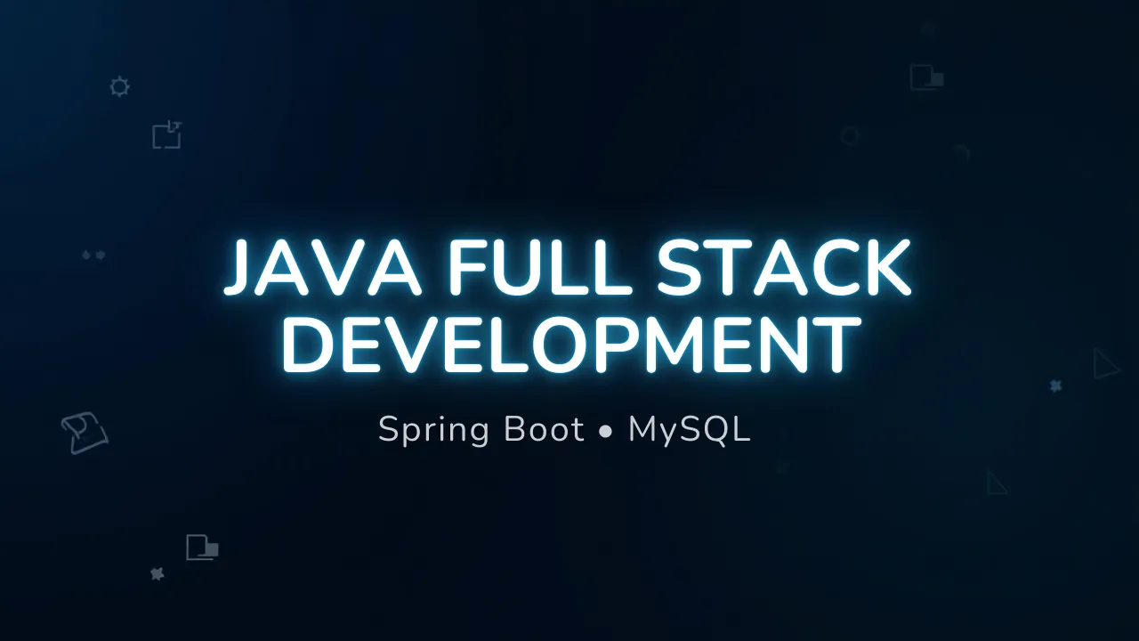 Java Full Stack Development Course by Malavika T